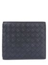 Intrecciato Weaving Half Wallet Black - BOTTEGA VENETA - BALAAN 2