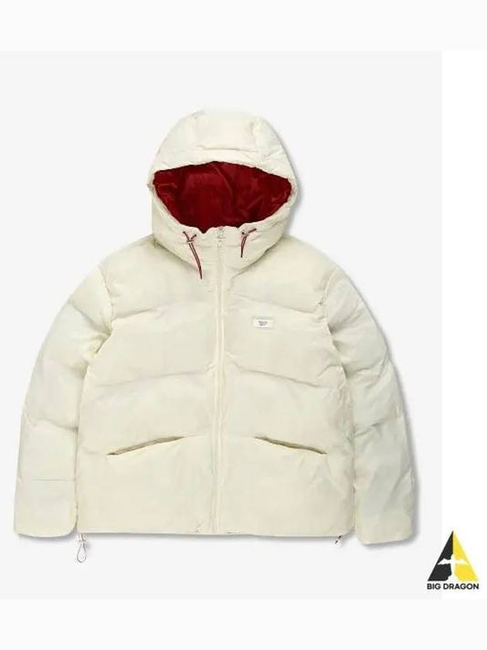 Small wappen hood short puffer women s cream - REEBOK - BALAAN 1