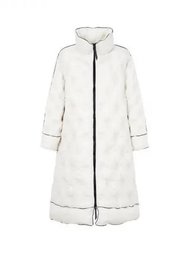 Women s dot detail padded coat ivory 270010 - GIORGIO ARMANI - BALAAN 1