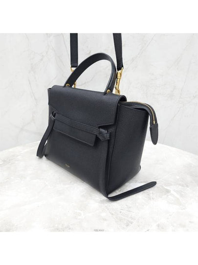 Lux You Micro belt bag grain calfskin black 189153 - CELINE - BALAAN 2