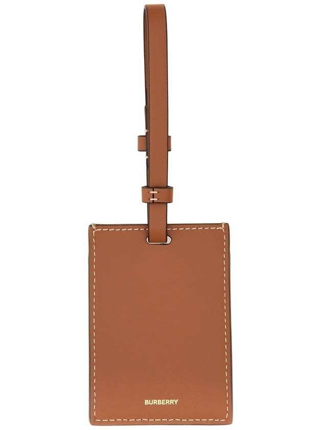 Check Luggage Tag Beige - BURBERRY - BALAAN 3