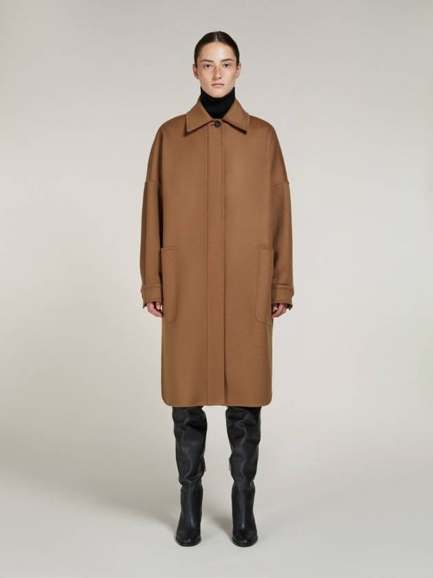 Cashmere Single Coat Brown - MAX MARA - BALAAN 3