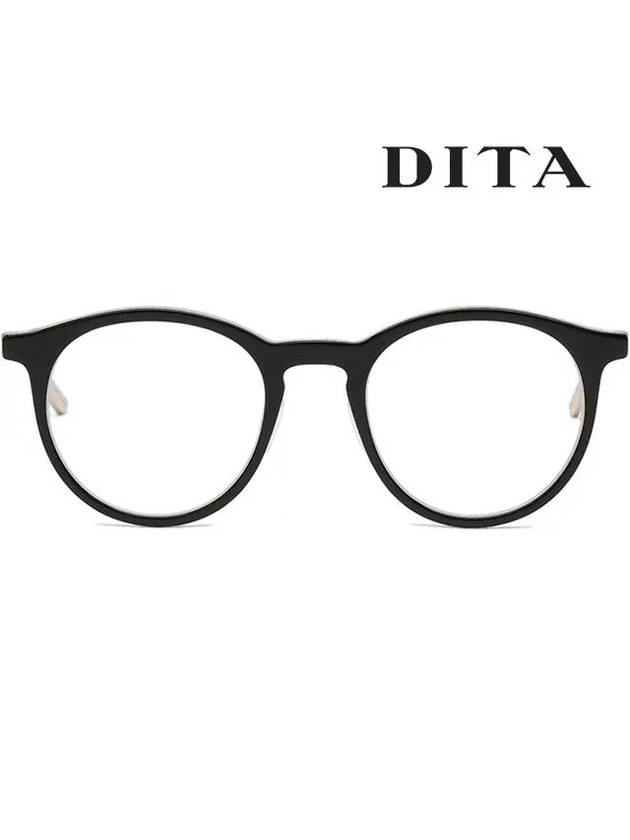 Glasses frame TORUS DTX110 50 01A black horn rim titanium - DITA - BALAAN 3