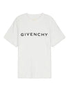 Archetype Logo Print Short Sleeve T-Shirt White - GIVENCHY - BALAAN 2