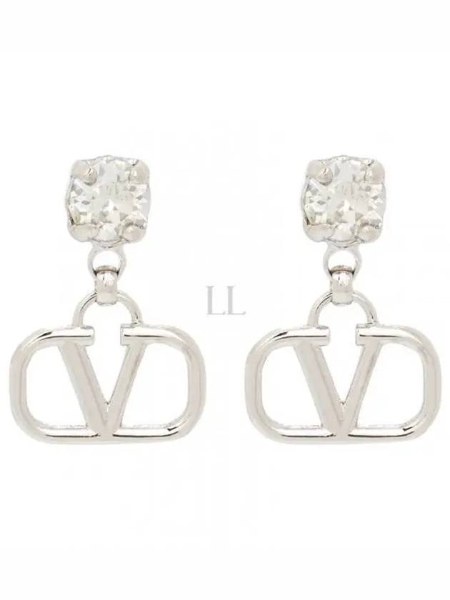 V Logo Signature Women s Earrings J0H29YCW 68S - VALENTINO - BALAAN 1