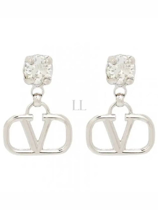 V Logo Signature Women s Earrings J0H29YCW 68S - VALENTINO - BALAAN 1