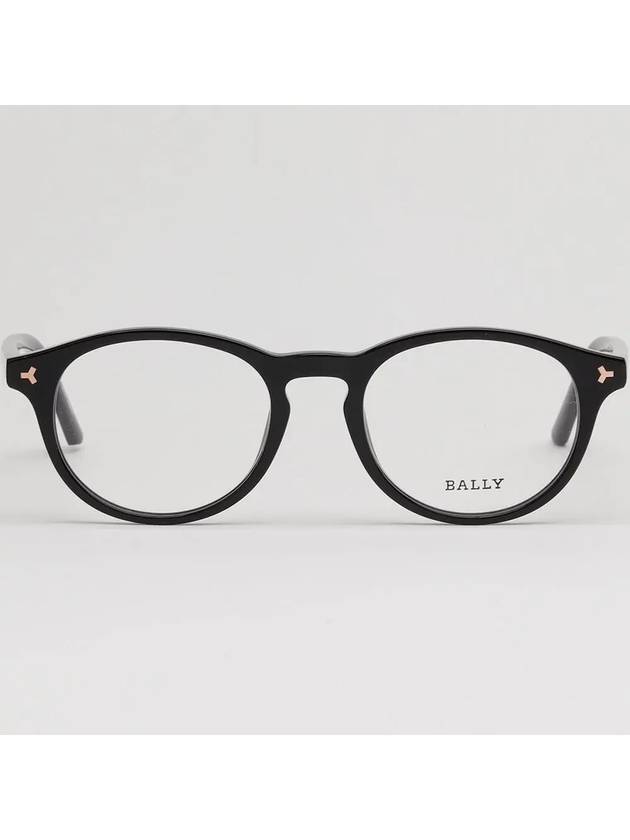 Glasses frame BY5032 001 round horn rim black - BALLY - BALAAN 3