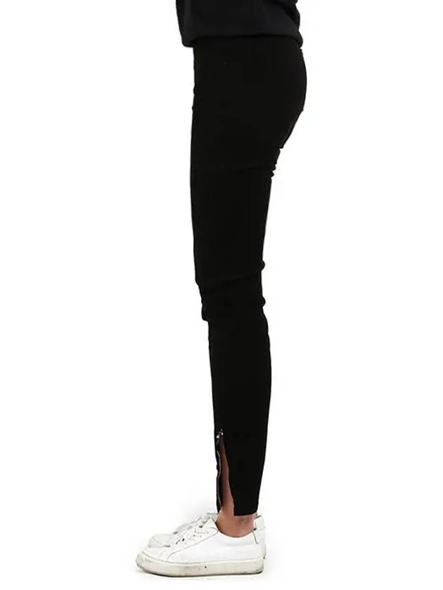 J Brand CROPPED ZIP Zipper Skinny Black 83520K120 - J BRAND - BALAAN 5