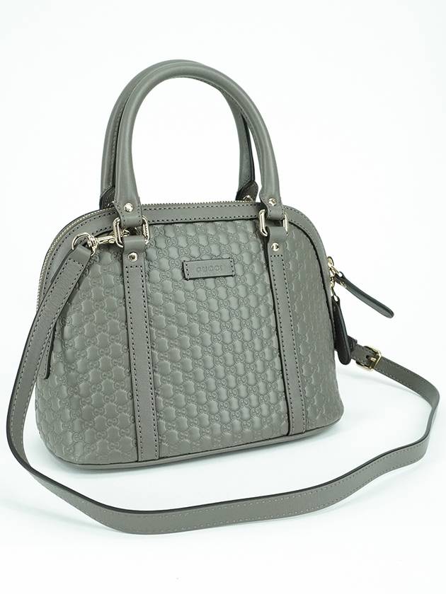 Microssima Small Dome Tote Bag Grey - GUCCI - BALAAN 2