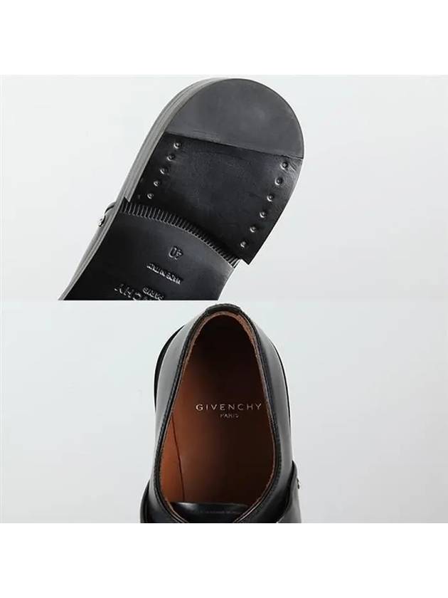 Men's Buckle Detail Loafers Black - GIVENCHY - BALAAN 9