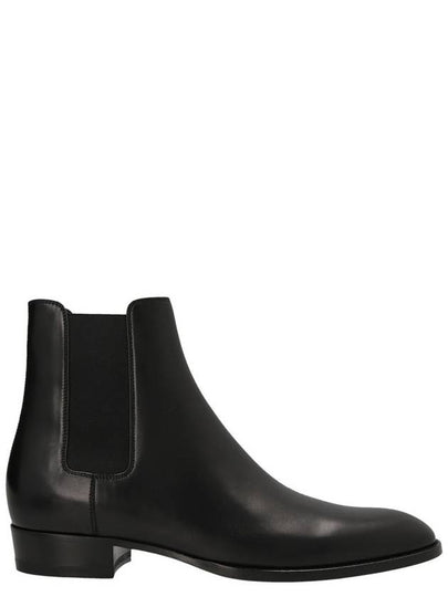 Classic Wyatt Chelsea Boots Black - SAINT LAURENT - BALAAN 2