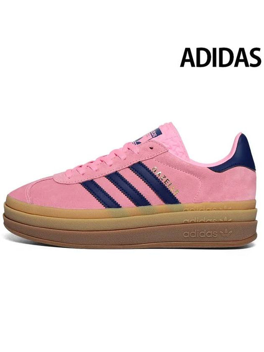 Gazelle Bold Low Top Sneakers Pink Glow - ADIDAS - BALAAN 2