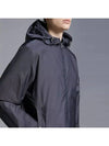 Etiache Rain Hooded Zip Up Blue - MONCLER - BALAAN 6