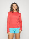 Women's Dri Fit Pacer Crew Long Sleeve T-Shirt Red - NIKE - BALAAN 3