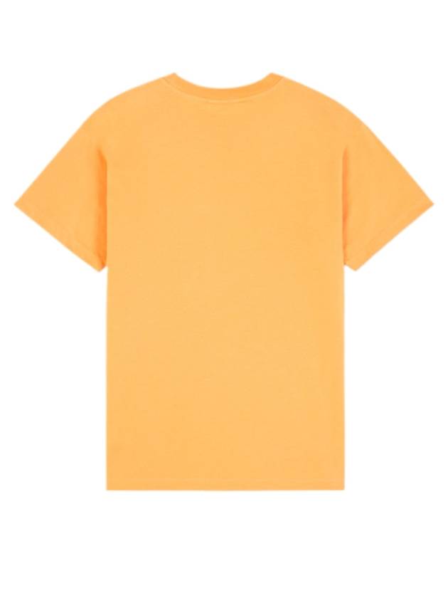 Surfing Foxes Short Sleeve T-shirt Orange - MAISON KITSUNE - BALAAN 3