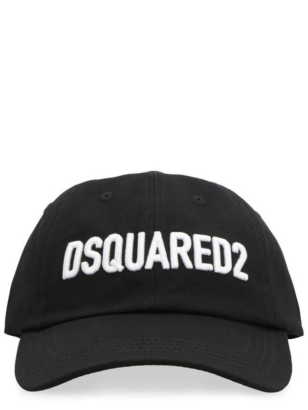 Logo Base Ball Cap Black - DSQUARED2 - BALAAN 2