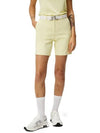 Women's Gwen Long Shorts Yellow - J.LINDEBERG - BALAAN 3