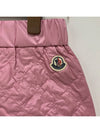 Kids Logo Patch Padded Skirt 8Y 10Y Light Pink 2D00002 788K1 527 - MONCLER - BALAAN 4