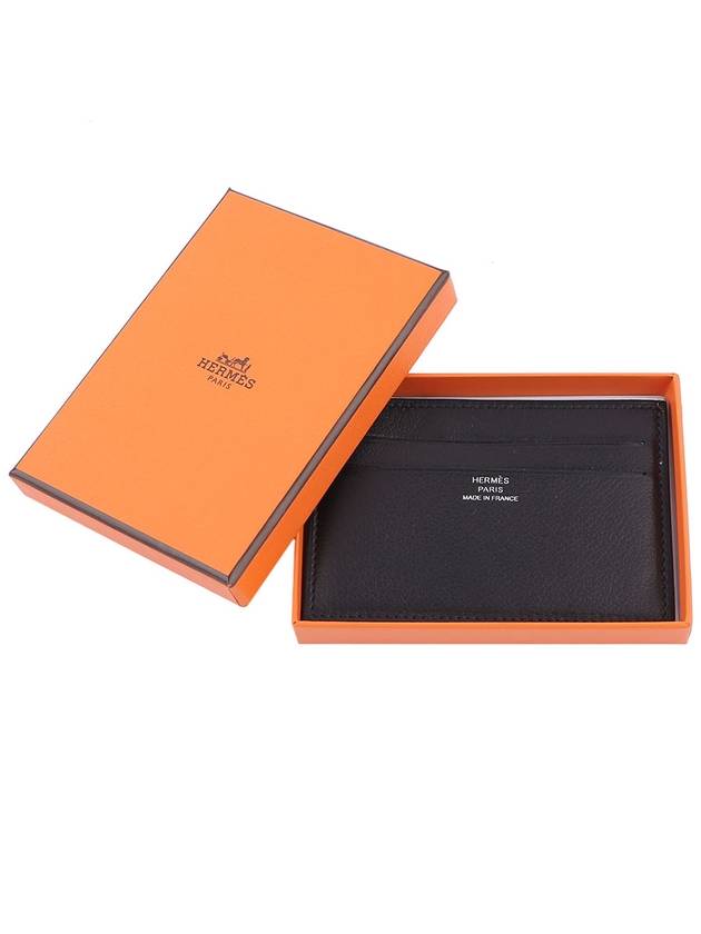 Citizen Twill Card Wallet Black - HERMES - BALAAN 3