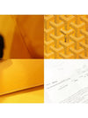 APMSENAT2 MM 08 Yellow Goyadin Canvas Senna Clutch - GOYARD - BALAAN 7