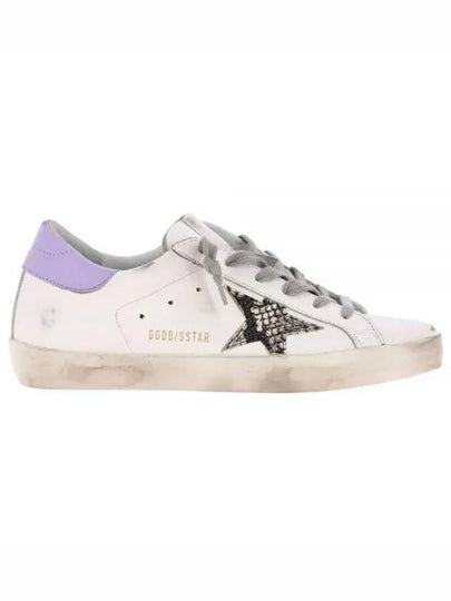 Superstar Black Star Leather Low Top Sneakers White - GOLDEN GOOSE - BALAAN 2