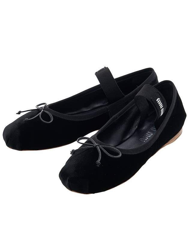 Velvet Ballerina Black - MIU MIU - BALAAN 2