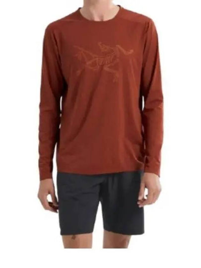 Cormac Logo Long Sleeve T-Shirt Sequoia Heather - ARC'TERYX - BALAAN 2