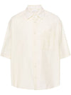 Double Pocket Short Sleeve Ivory - LEMAIRE - BALAAN 2