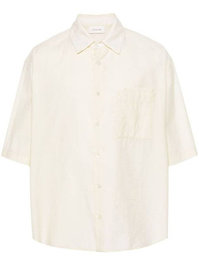 Double Pocket Short Sleeve Ivory - LEMAIRE - BALAAN 2