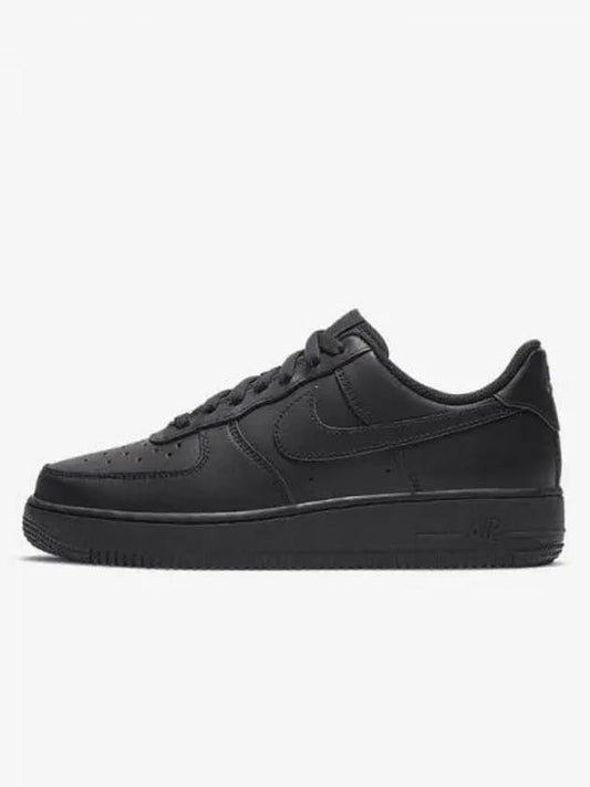 Air Force 1 07 Low Top Sneakers Triple Black - NIKE - BALAAN 2