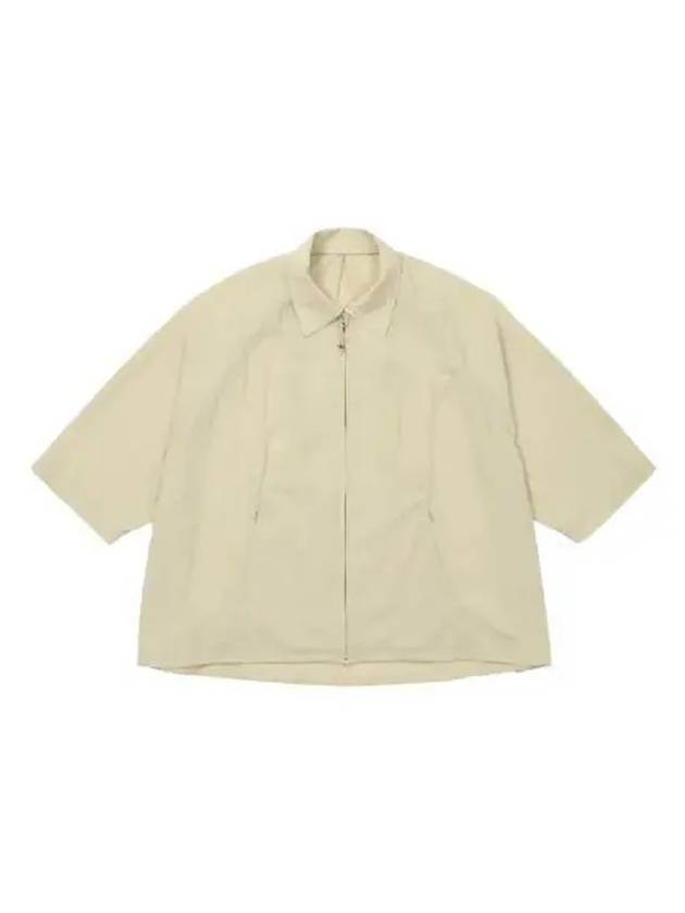 nylon cape shirt beige - AJOBYAJO - BALAAN 1