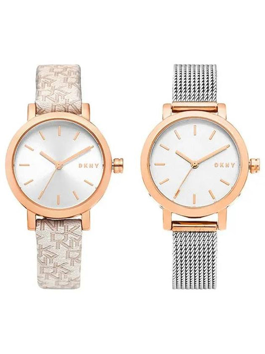 NY6605SET Soho additional band gift women’s leather watch - DKNY - BALAAN 1