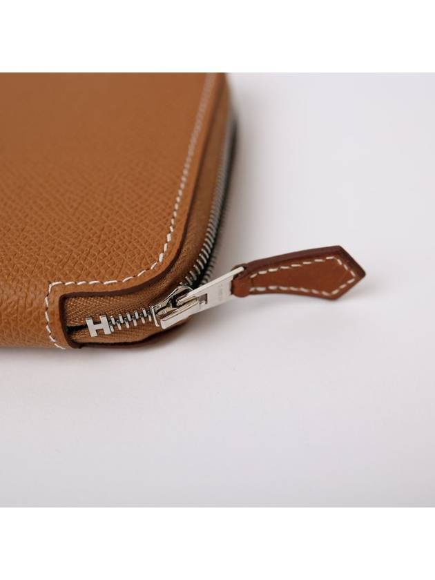 Silk'In Classic Long Wallet Brown - HERMES - BALAAN 6