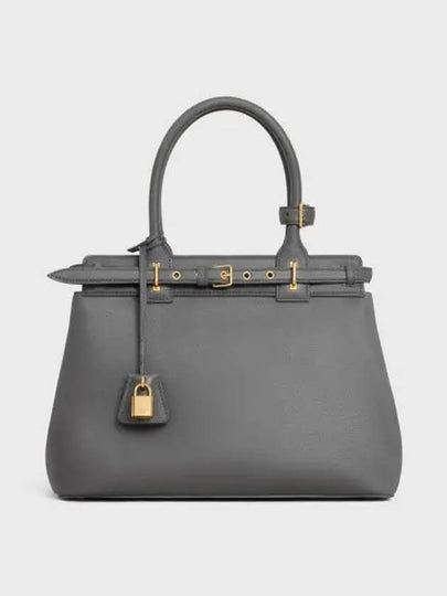 Conti Supple Calfskin Tote Bag Anthracite - CELINE - BALAAN 2