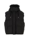 Hooded Padded Vest Black - AMI - BALAAN 2