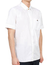 Men's Logo Classic Short Sleeve Shirt White - VIVIENNE WESTWOOD - BALAAN 4