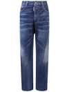 Women's Clean Vintage Wash Lodi Straight Jeans - DSQUARED2 - BALAAN.