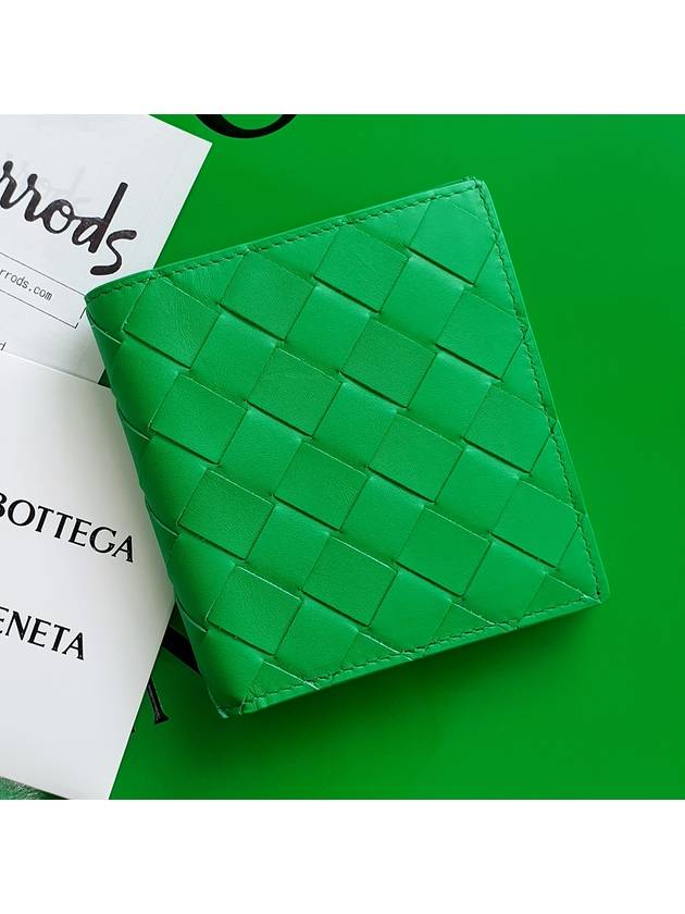 Intrecciato Bifold Half Wallet Green - BOTTEGA VENETA - BALAAN 2