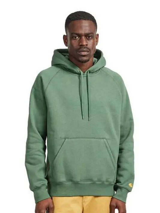 Carhartt WIP Hooded Chase Sweat Duck Green Gold I033661 29Y XX 8886207 - CARHARTT WIP - BALAAN 1