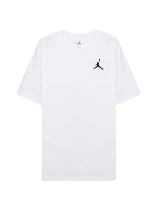 Jordan Jumpman Crew Neck Short Sleeve T Shirt White - NIKE - BALAAN 1