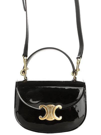 Besace Clea Leather Mini Bag Black - CELINE - BALAAN 2