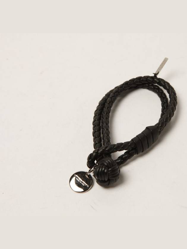 Intrecciato Double Weaving Bracelet Black - BOTTEGA VENETA - BALAAN 4