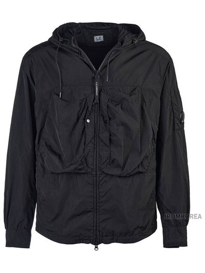 Chrome-R Hooded Jacket Black - CP COMPANY - BALAAN 2