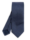 Jacquard Gancini Tie Dark Blue - SALVATORE FERRAGAMO - BALAAN 1