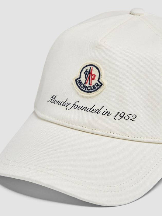 gabardine baseball cap hat - MONCLER - BALAAN 1