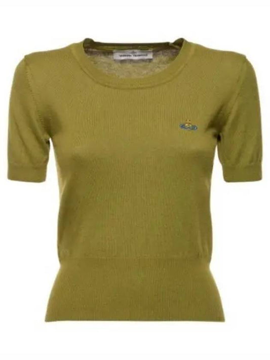 Bea Knit Top Khaki - VIVIENNE WESTWOOD - BALAAN 2