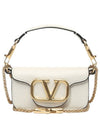 Rocco Micro Chain Shoulder Bag White - VALENTINO - BALAAN 1