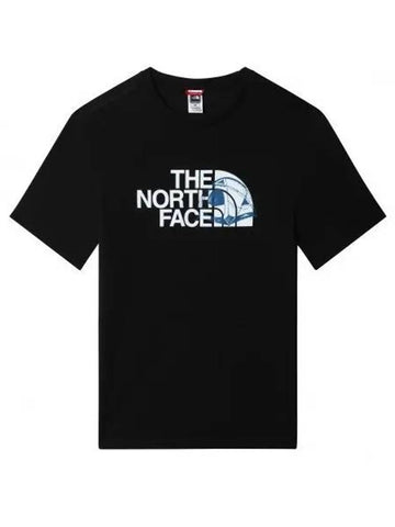 Graphic Half Dome Short Sleeve T-Shirt Black - THE NORTH FACE - BALAAN 1