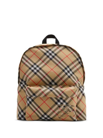 Nova Check Backpack Beige - BURBERRY - BALAAN 1