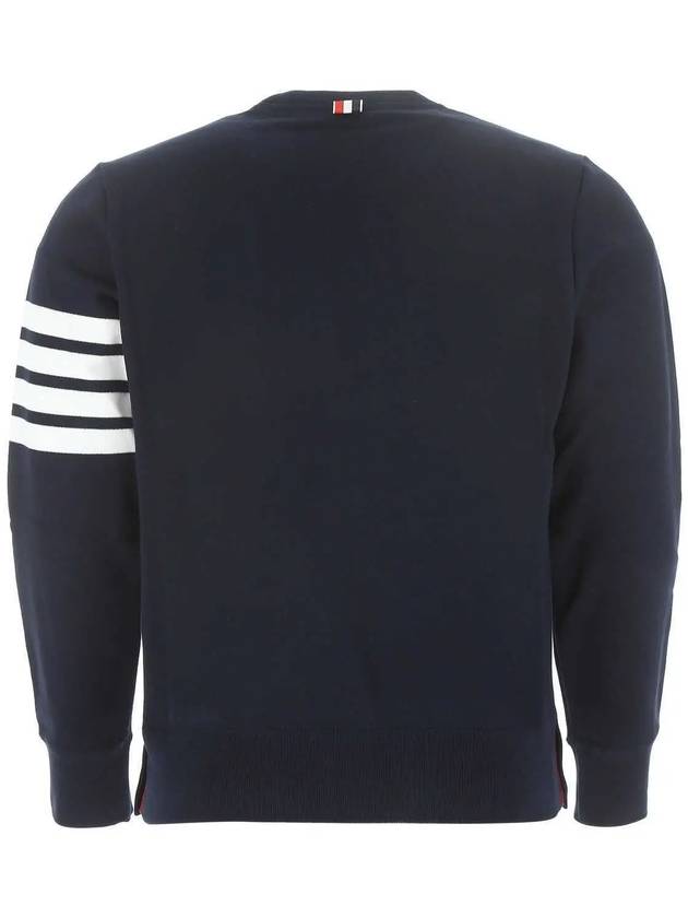 4 Bar Stripe RWB Tab Loopback Jersey Knit Sweatshirt - THOM BROWNE - BALAAN 2